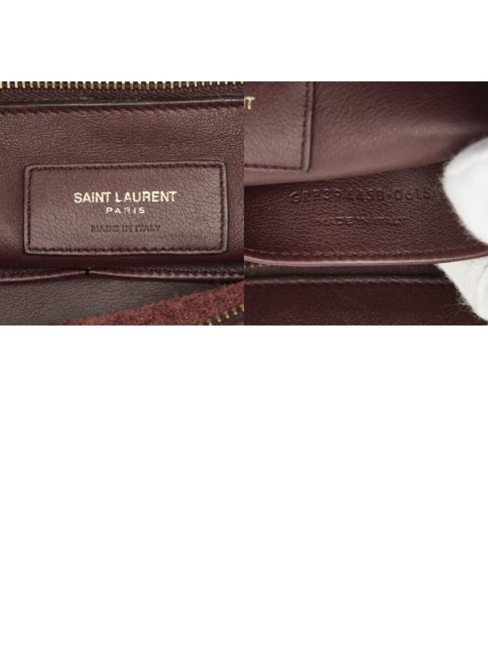 ★SOLD★ Saint Laurent Cabas Handbag Brown Leather - Picture 10 of 10